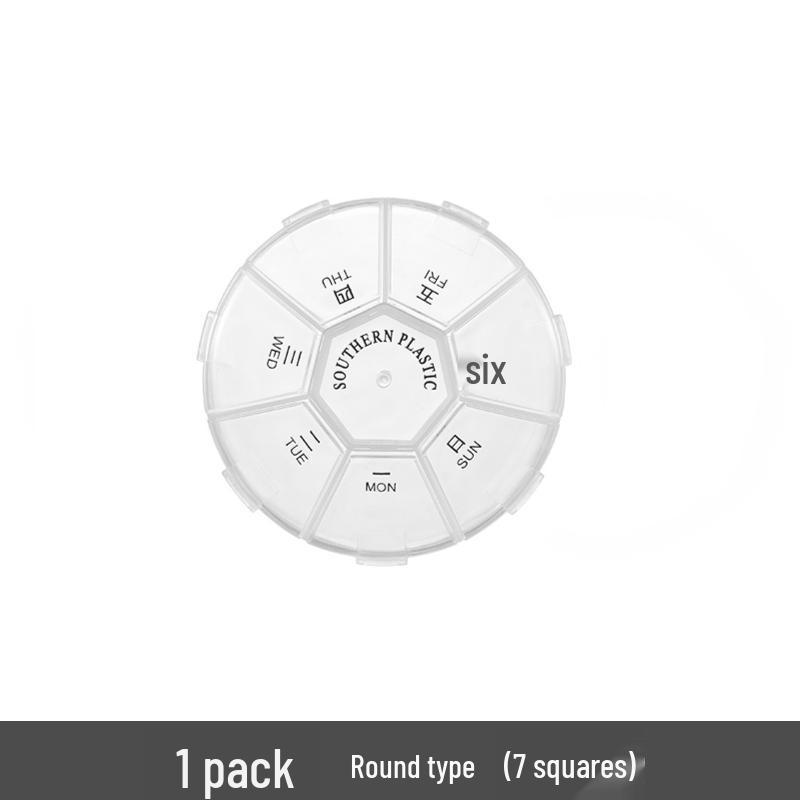 Portable Pill Cutter & Divider - Sharp, Compact Tool for Splitting Pills into Halves or Quarters.