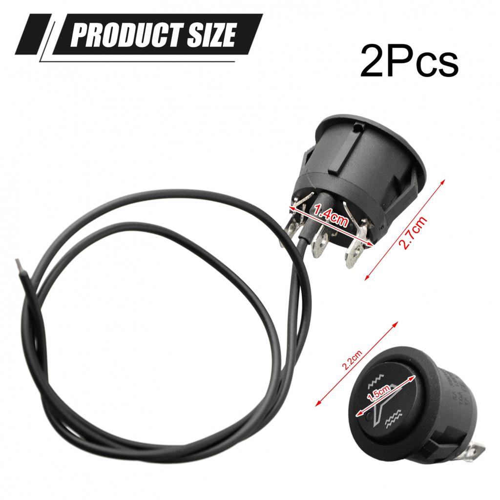 12V For All Cars Seats Switch Boats Motorcycle Heater Switch
