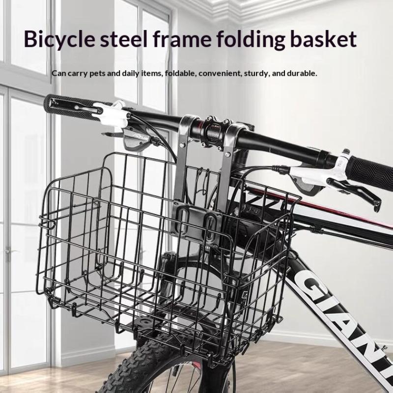 Metal Electric Scooter Rear Storage Basket Sturdy Iron Build Large Capacity Easy Mount For Commuting Grocery Shopping Daily Use