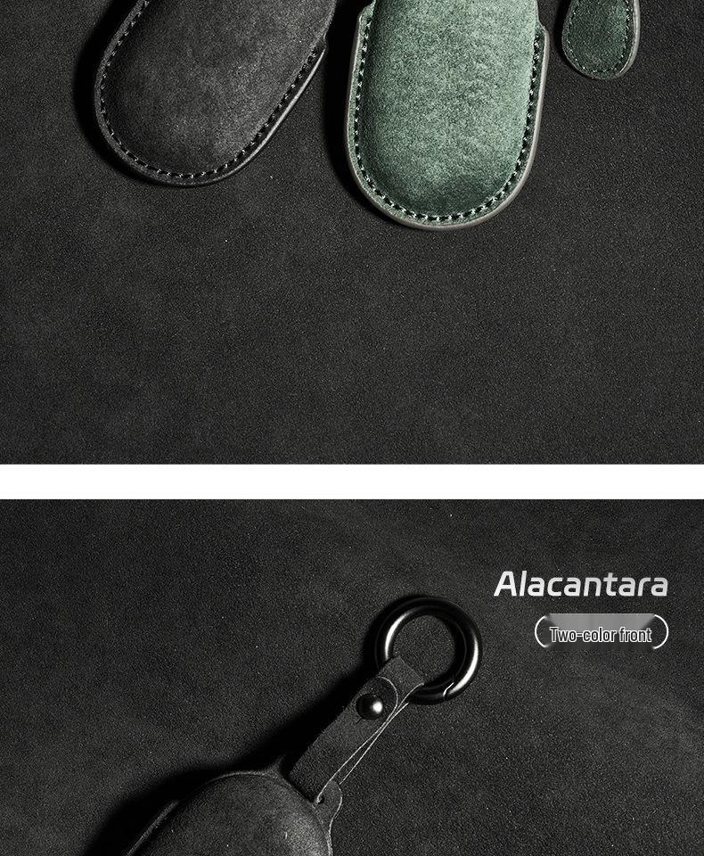 Nio Schlüsselhülle: Kompatibel mit ET5, ET7, ES6, ES7, ES8, EC6 - Nubuk Auto Schlüsselhülle mit Schnalle