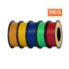 KINGROON PETG 3D Printer Filament 1.75mm 5KG 10KG Mix Color 3D Printing Material 1kg/roll PETG Plastic For FDM 3dprinter