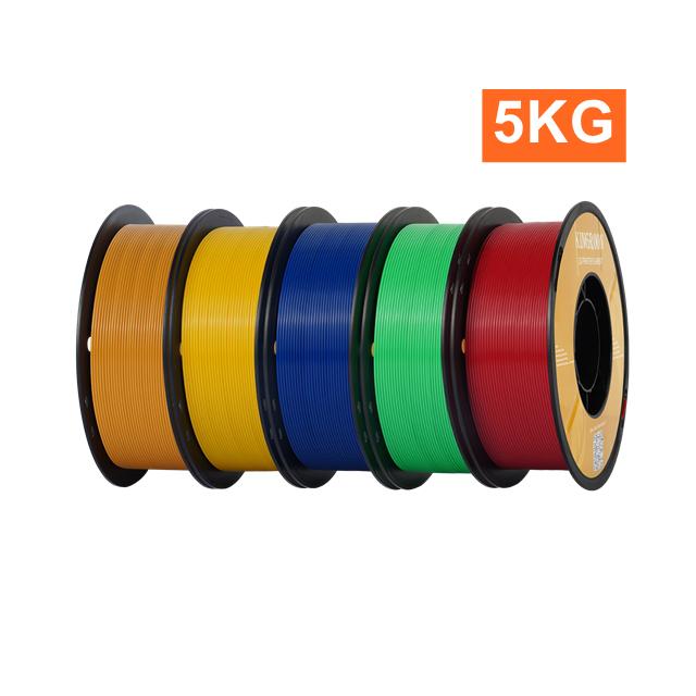KINGROON PETG 3D Printer Filament 1.75mm 5KG 10KG Mix Color 3D Printing Material 1kg/roll PETG Plastic For FDM 3dprinter