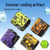 Portable Waist Clip-On Cooling Fan with Power Bank for Outdoor Use