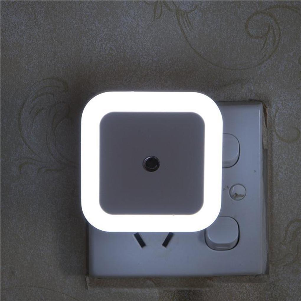 Mini Smart LED Night Light Auto Sensor Control Children Bedroom Lamp US EU Plug