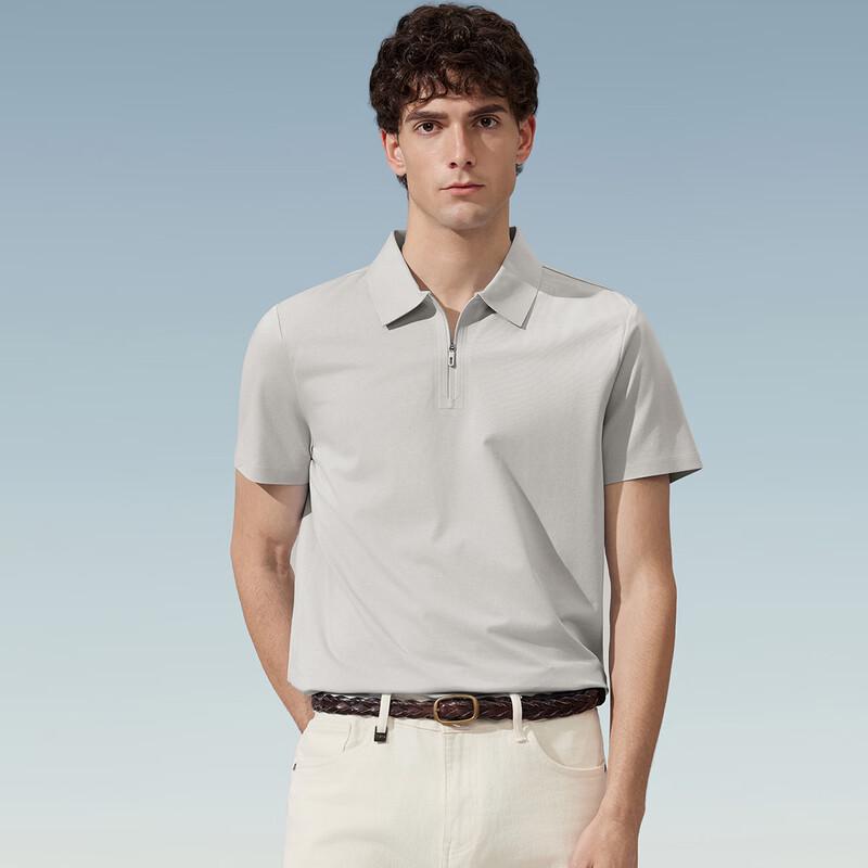 Judger Men's Cotton Modal Business Casual Short Sleeve T-Shirt
