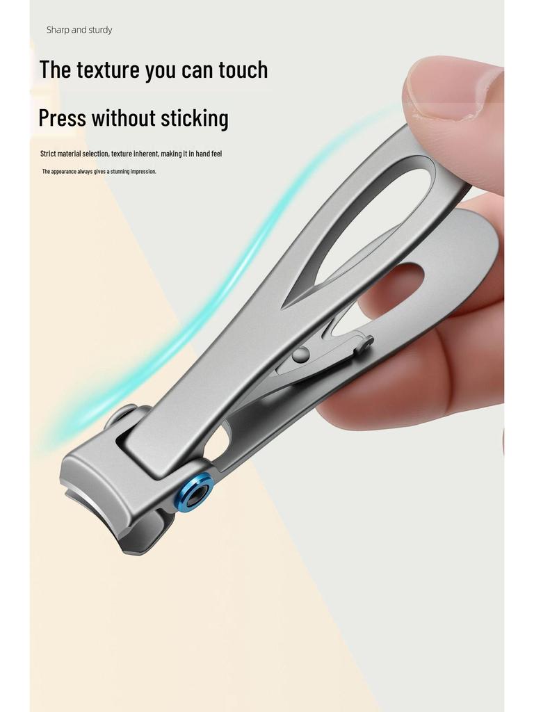 Large Opening Nail Clippers with Auxiliary Magnifying Glass for Elderly & Hard Nail Grooves