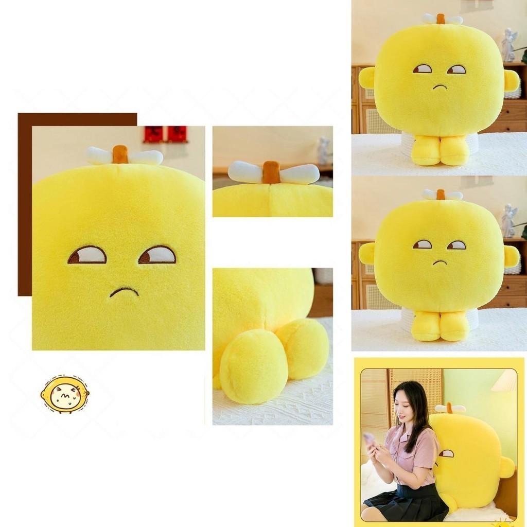 2024 New Lemon Jun Plush Toy Doll Wholesale For Children Cute Cartoon Plush Animal Pillow