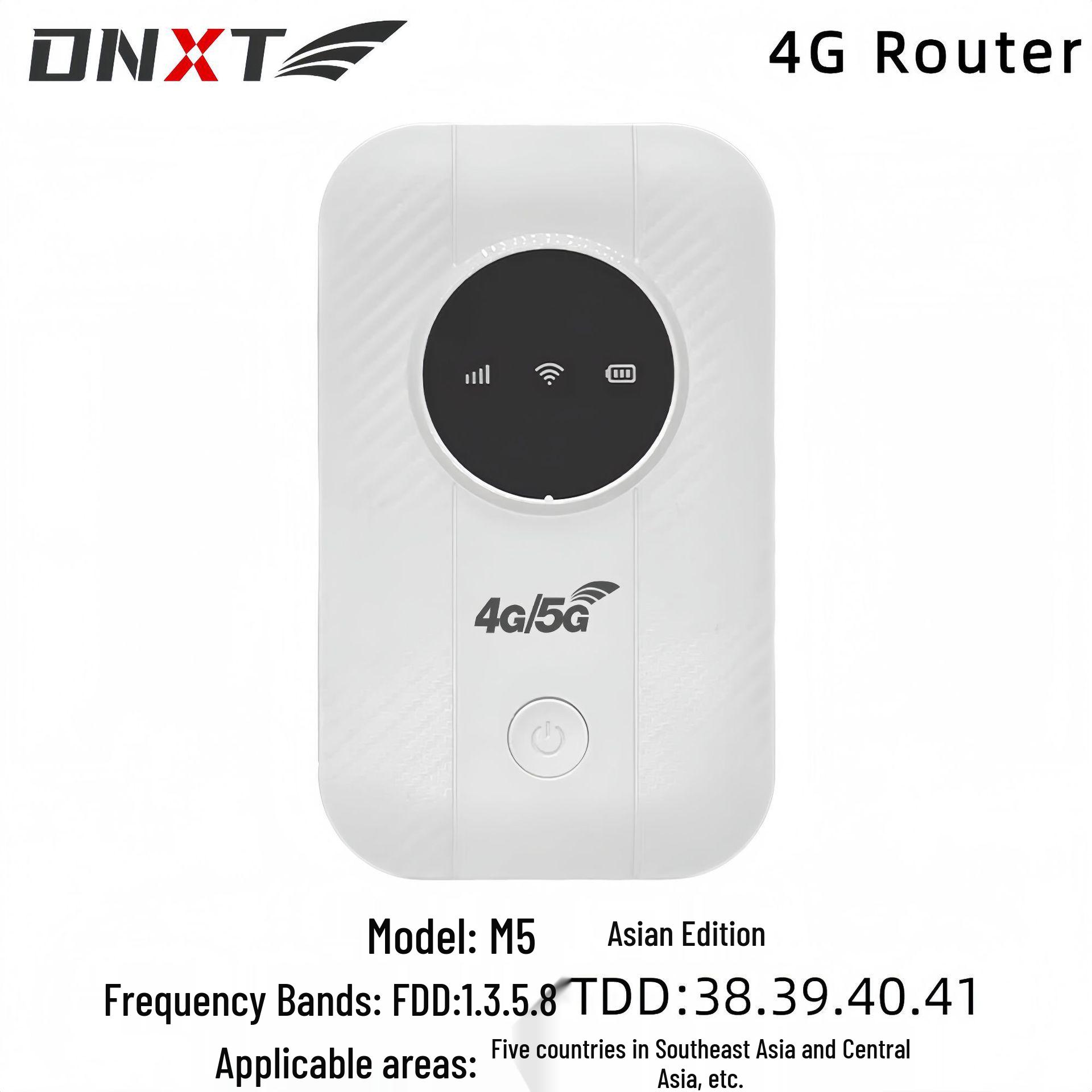 

4G/5G Portable Pocket WiFi M5 Router with SIM Card Support Type-C