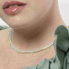 Collier Luxenter en argent 925 et Nano Turquoise fini en or jaune 18k - Nejad