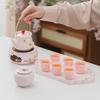 Women's Pink Ceramic Gongfu Tea Set with Teacup, Saucer, and Floral Handle Pot