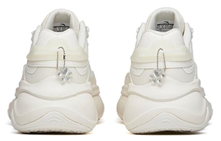 Women's Sneakers ANTA Life Collection Chunky Sneakers Women's Low-top Ivory White/Silver