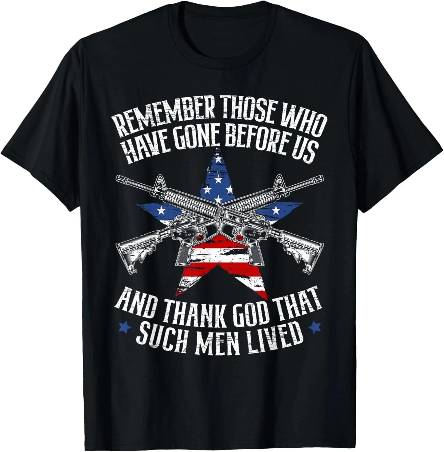 Remember The Fallen Soldiers USA Flag American Memorial Day Gift Unisex T-Shirt M