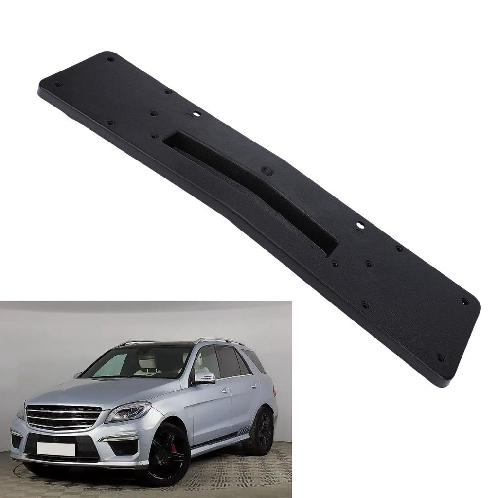Front Bumper License Plate Bracket Holder 1668850681 Tag Plate Mount Replacement for M-Class W166 2012–2015 European Version