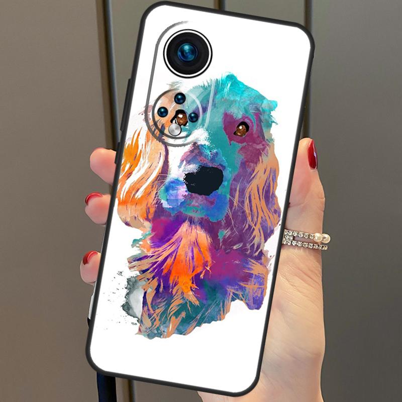 English Cocker Spaniel Dog Case For Honor X8b X9b 90 70 50 Magic 5 Pro Magic 6 Lite X6 X7 X8 X9 X6a X7a X8a X9a Cover