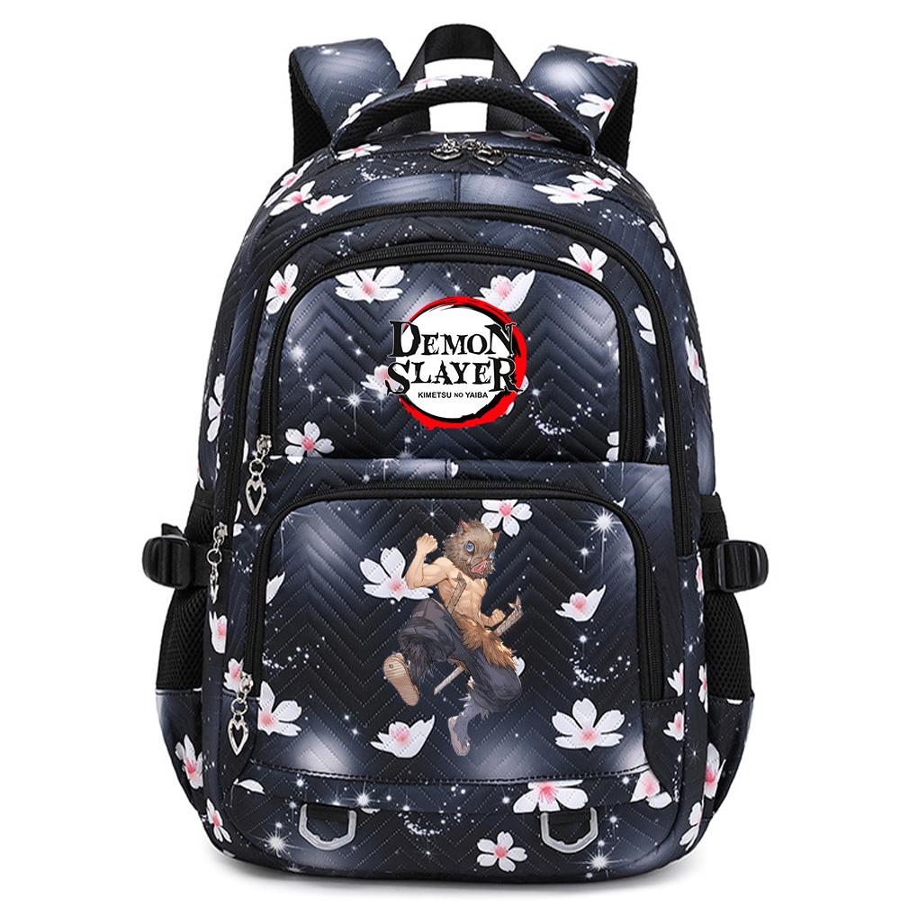Anime Demon Slayer Backpack Student Teenager BookBag for Boy Girl Schoolbag Women Rucksack Backpack Travel Bag Mochila Escolar