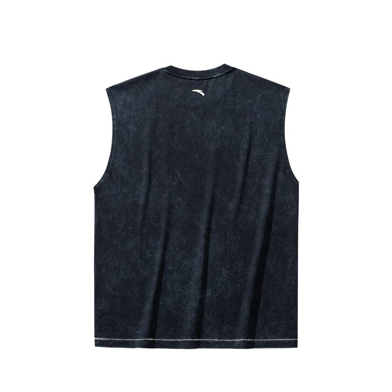 Anta Kyrie Series American Minimalist Versatile Round Neck Pullover Breathable Sports Vest Unisex Vests Black 172531102-3