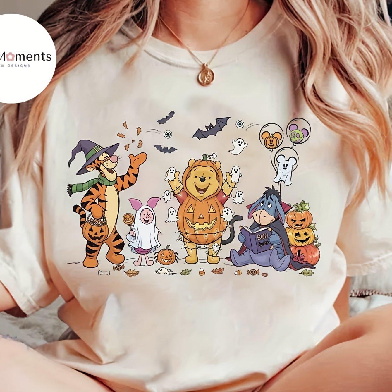 Friends Halloween Womens Tshirt Summer New Style Unisexs and Womens Oversized Casual Street Fashion Clothing S
