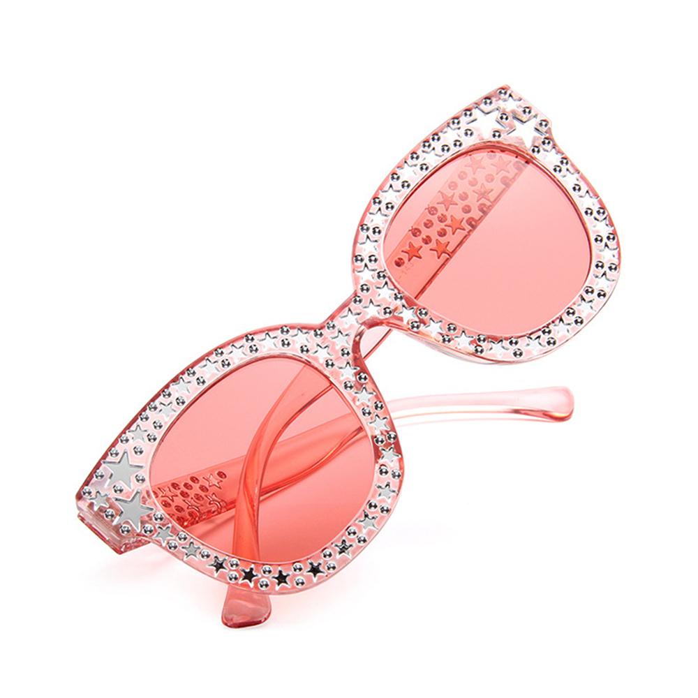 Retro Crystal Rhinestone Frame Female Shades Oversized Sunglasses Women Sunglasses Square Sunglasses