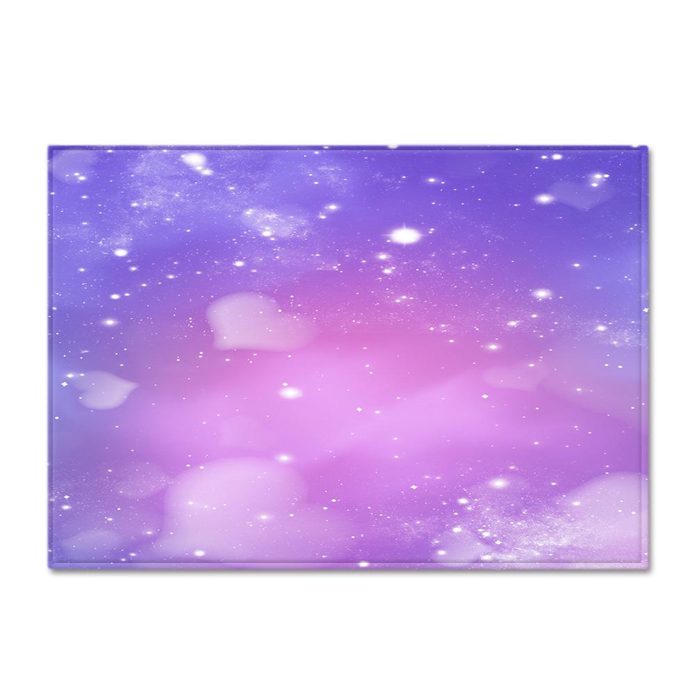 Gradual Change Large Carpet Feather Wind Bedroom Floor Mat