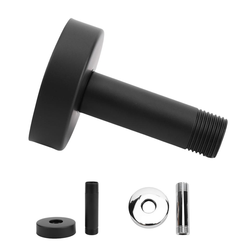 Shower Arm 3 Inch Ceiling Mounted Shower Arm Stainless Steel Straight 14 NPT 1/2 Inch Shower Pipe Arm for Standard Showerhead