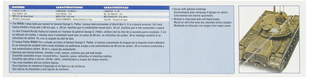 Deutsches Revell und Amerikanisches Revell M48A2 Patton Plastikmodell 1/35