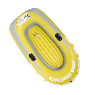 PVC Aufblasbare Kajak Kanu 2 Person Rudern Luft Boot Angeln Driften Tauchen
