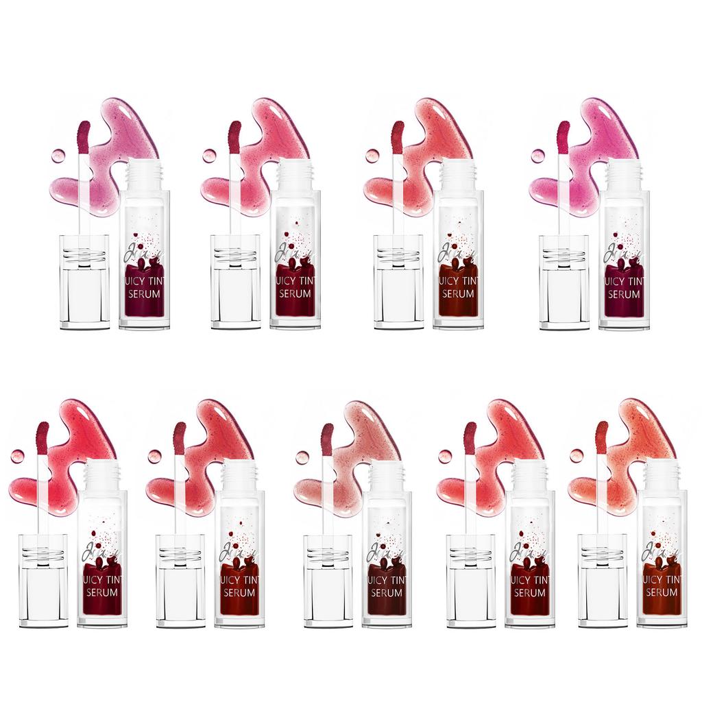 Lip Oil with Tinted Cherry Shine, Mirror-Finish Moisturizing Lip Gloss, Long-Learing Nourishing Wear for Women, 1 Piece