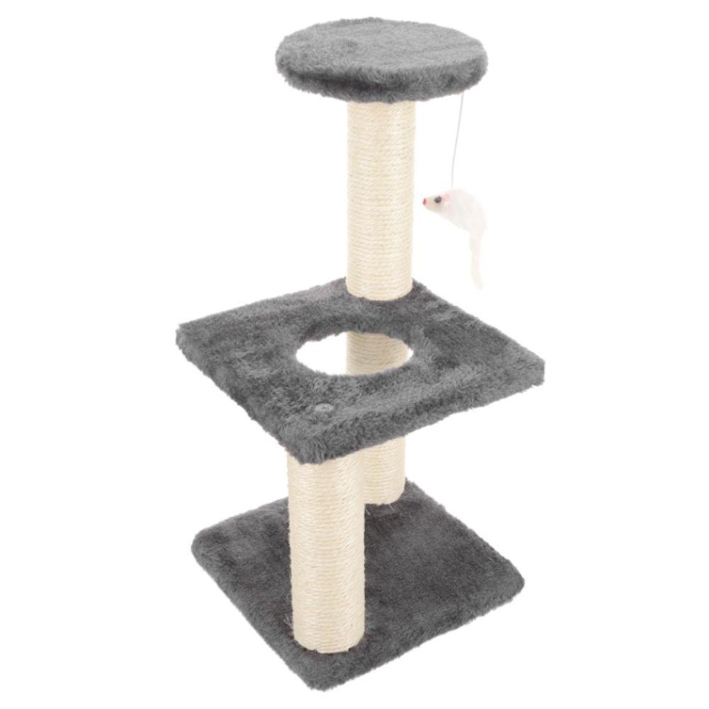 Three Pillars Cats Scratching Post 3-Layers Cat Trees Towers Toy Pet Furniture  Grind Claw