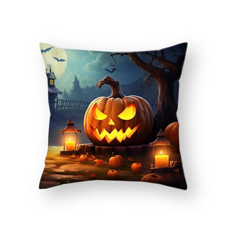 Neue Kürbis Halloween Dekoration Cartoon Kissenbezug Feiertag Wohnzimmer Sofa Schlafzimmer Bettseite Rückenkissen