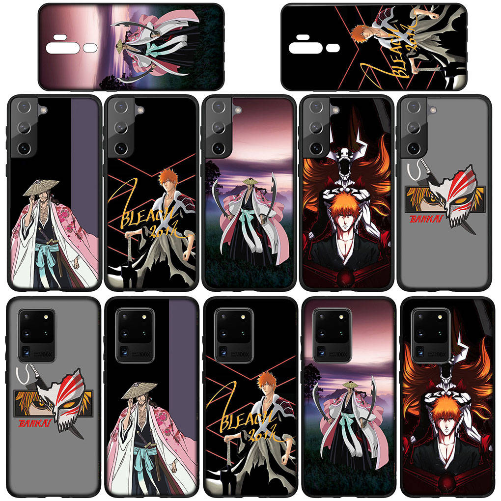 For iPhone 16 15 Xiaomi Redmi Note 14 13 12 11 Pro Max X 8 16e Samsung Galaxy S25 S24 S23 Moto OPPO Kyoraku Shunsui Bleach Kurosaki Ichigo Phone Case