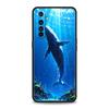 Havsvalhaj Simmande För Realme GT Neo 2 3 3T 5 Fodral För Realme 12 11 5G 10 9 8 5G 7 6 GT5 GT3 GT2 Pro Plus C25 C35 Skydd