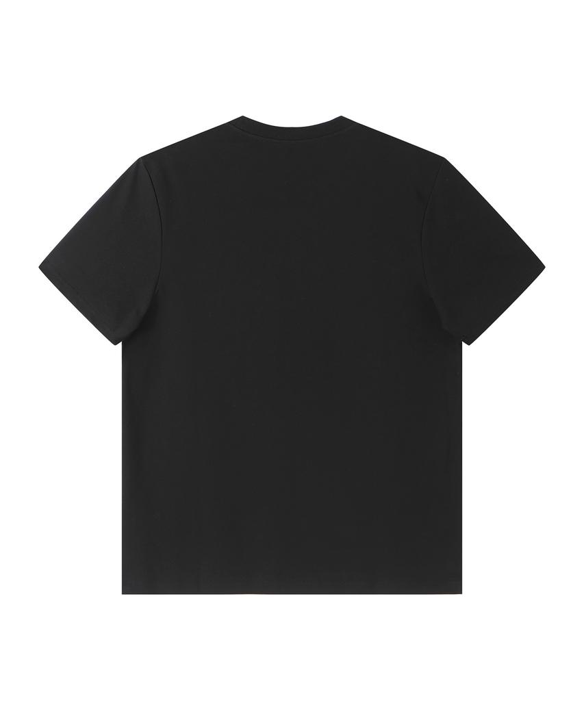 SOLEW Pocket Embroidered T-Shirt_Black