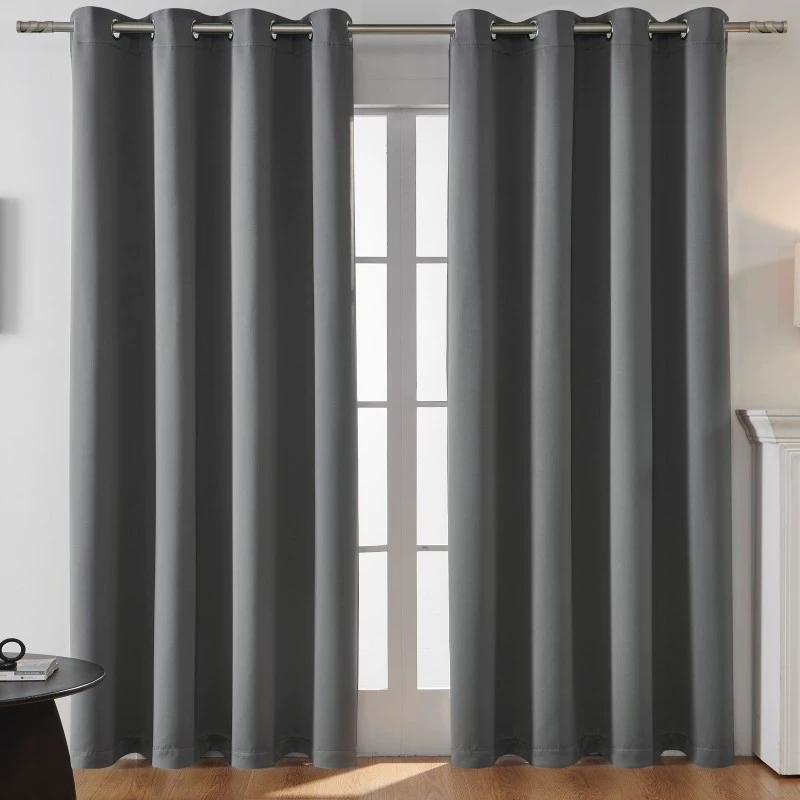 Blackout Curtains 100% Light Blocking Thermal Insulated & Noise Reducing Home Window Decor