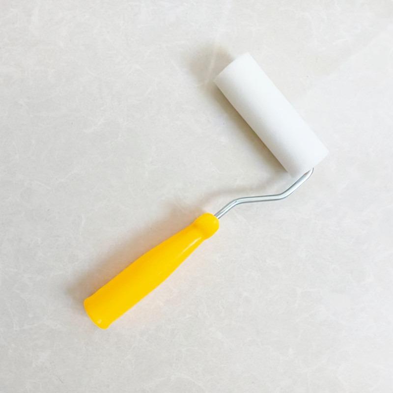 Sponge Flocked Roller Brush Water-based Latex Paint Roller Coating Paint Roller Brush Wall Painting Tool Construction Accessory