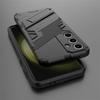 For Samsung Galaxy S24 FE 5G Case Car Magnetic Holder Armor Phone Cover For Sumsung S24FE S 24 FE 24FE 5G Soft Frame Coques