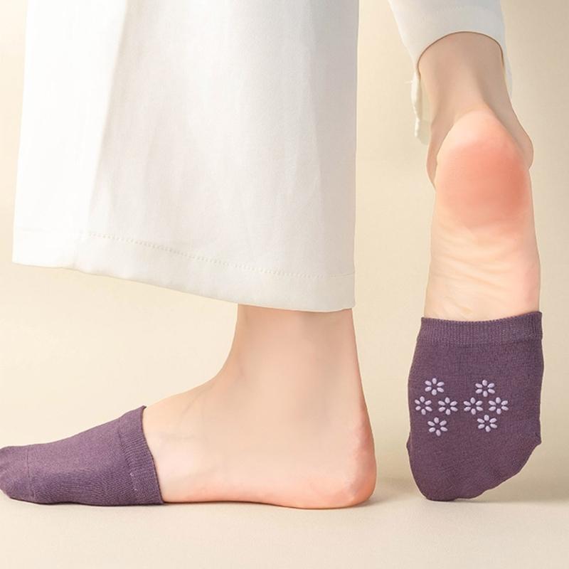 8 Paia Calzini Corti in Cotone da Donna Copri Dita Calzini Liner Invisibili Copri Dita Avampiede Calzetteria Regalo