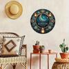 Ramadan Kareem Car Hanging Ornament Islamic Moon Decoration Tinplate Art Flexible Festive Gift