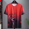 Men's Summer Quick-Dry Ice Silk Short-Sleeve T-Shirt and Shorts Set - Trendy, Loose Casual Sportswear.