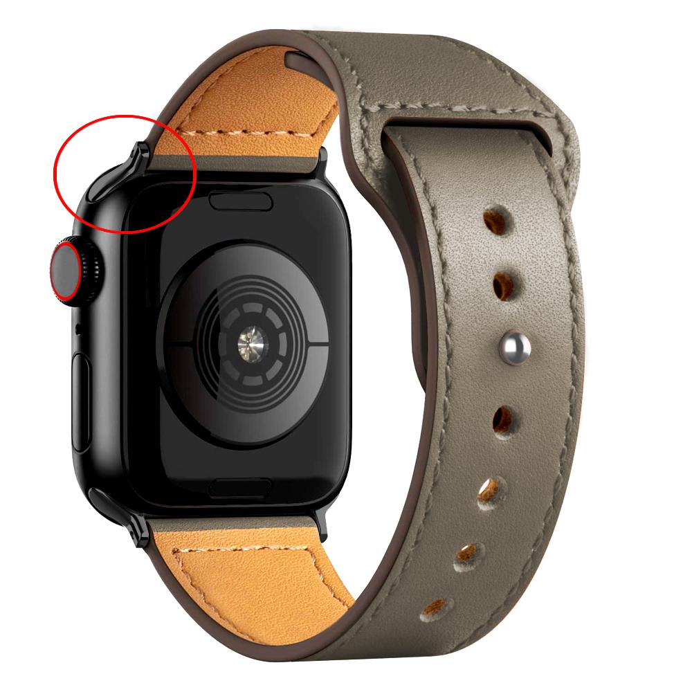 Leather Strap For Apple Watch Band 44mm 45mm 49mm 41mm 40mm 42mm 38mm Wristband Correa Bracelet iWatch Series 8 9 3 4 5 6 SE 7