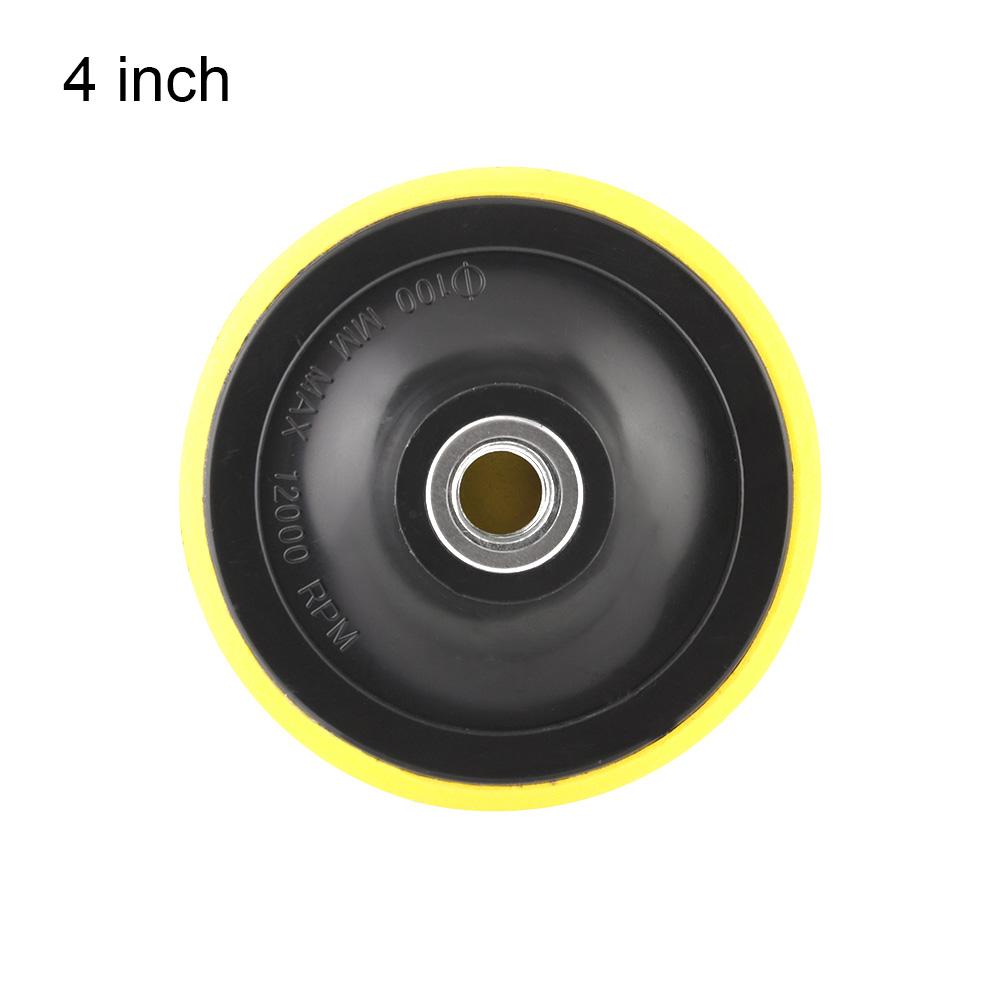 1 pz 3/4/5/6/7 pollici auto M14 piastra di supporto tampone gancio e anello lucidatura tampone dia.75,100,125,150,180mm utensili manuali