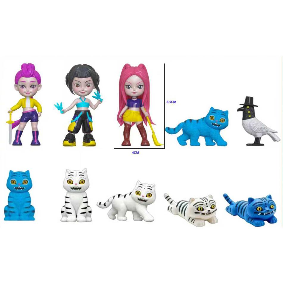 Kpop Dämonenjäger Blindbox Figur Spielzeug Derpys Tiger Rumi Mira Zoey Sussy Figur Puppe Für Fans Weihnachten Geburtstag Spielzeug