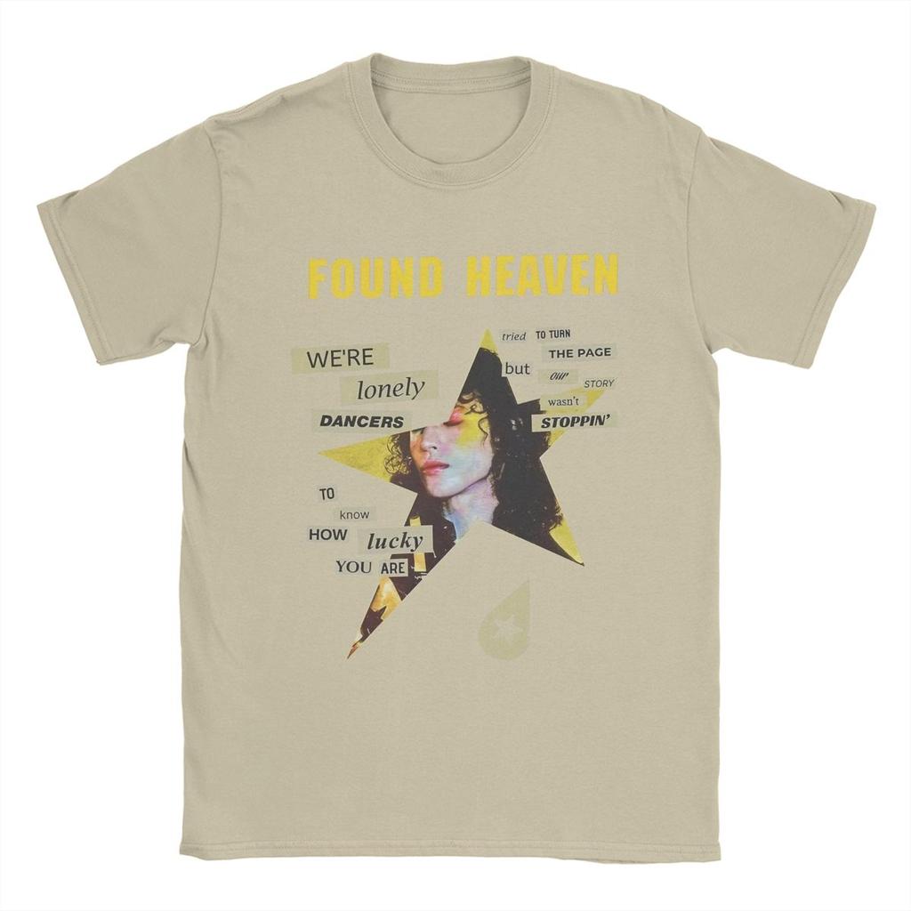 Found Heaven Conan Gray T-Shirts for Men Funny Cotton Tees Crew Neck Short Sleeve T Shirts 4XL 5XL 6XL Tops