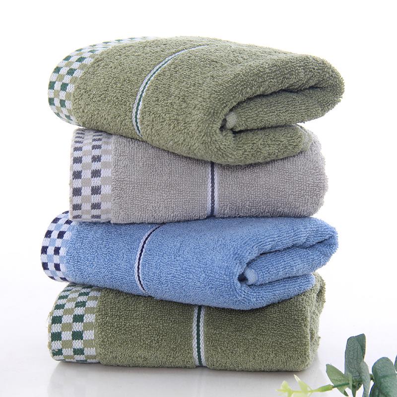Soft, Absorbent Cotton Face Towel: Ideal for Men & Women, Embroidered Logo, Perfect for Adults
