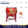 Chinese Red Cowhide Dragon Boat Performance Drum