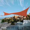 Shade sail awning uv 3x6 red garden sunshade premium
