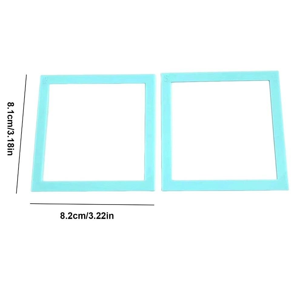 2Pcs DIY Grid Alignment Frames Multi-Specification Diamond Painting Guide Tool