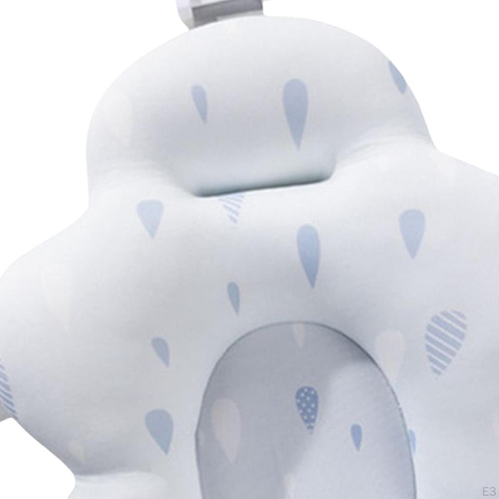 Baby Bath Cushion Pad Shower Mat Newborn Bathtub Nonslip 0-12M