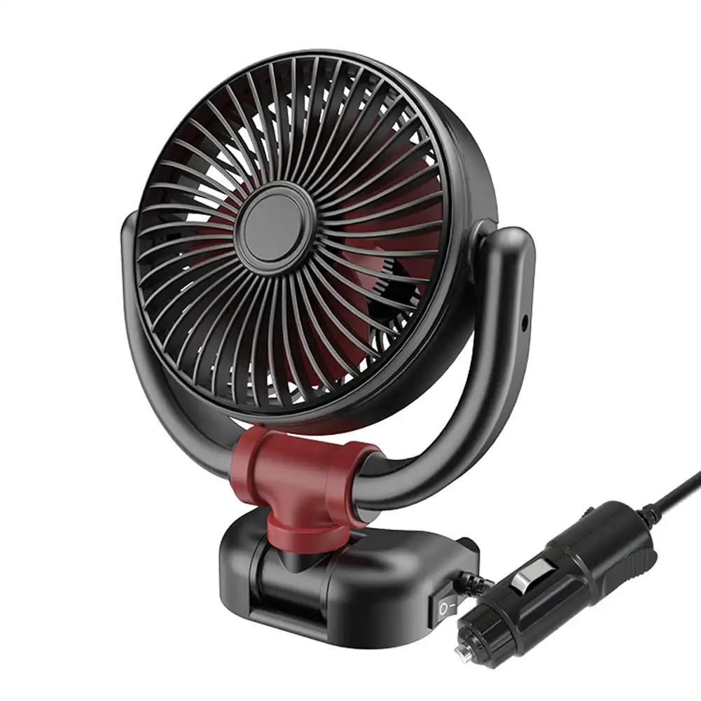

5 В 12 В 24 В электрический автомобильный охладитель с низким уровнем шума USB складной автомобильный охлаждающий вентилятор с вращением на 360 градусов автомобильный воздушный охладитель для автомобиля внедорожника лето