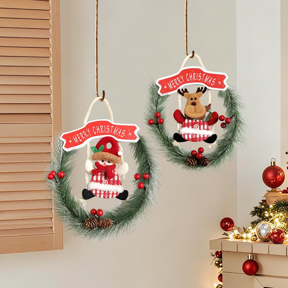 1Pcs 31CM Christmas Decoration Garland Xmas Tree Pendant Ornament for Home Decor 2026 New Year Party Gift Navidad Accessories
