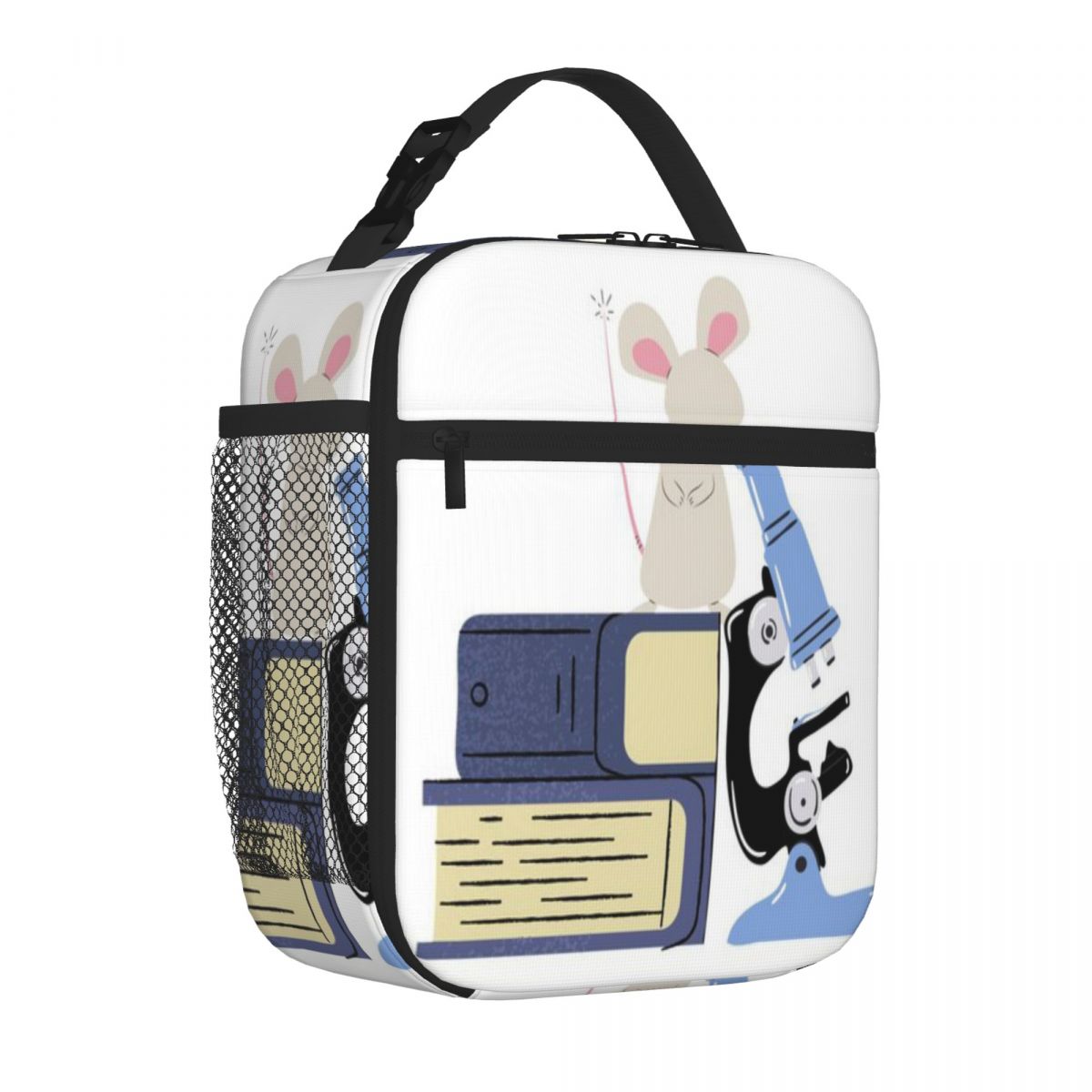 Bestselling Lab Rat Earthy Tone Kids Lunch Bag Desk Dining Cooler Tote One Size